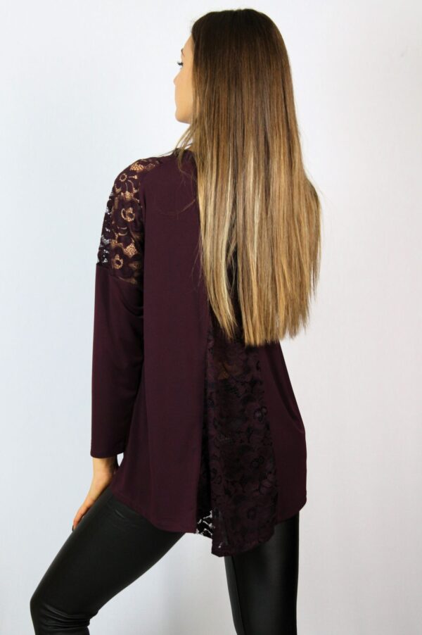 Туника с пандела  бургунд - Image 5