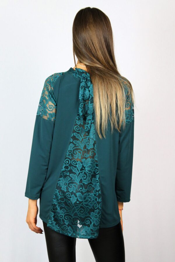 Туника с пандела маслено зелена - Image 4