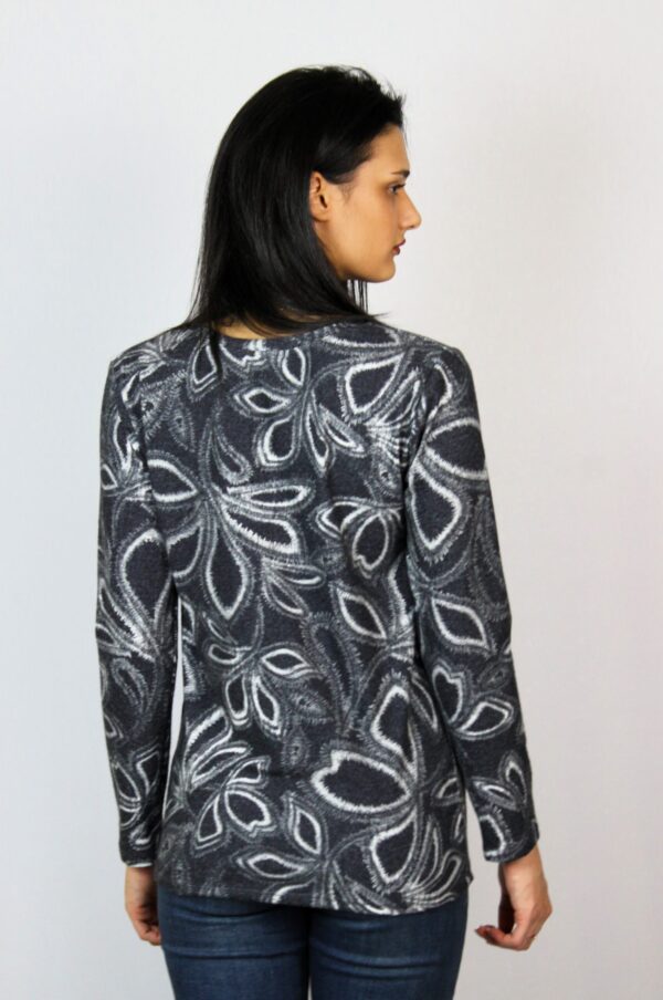 Блуза меланж цветя - Image 3