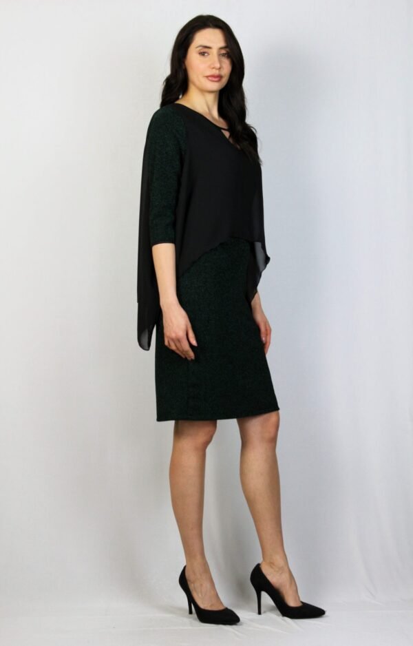 Рокля две в едно с шифон - Image 5