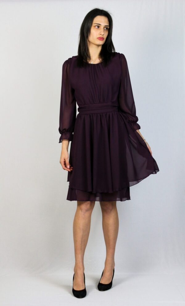 Рокля шифон патладжан - Image 9