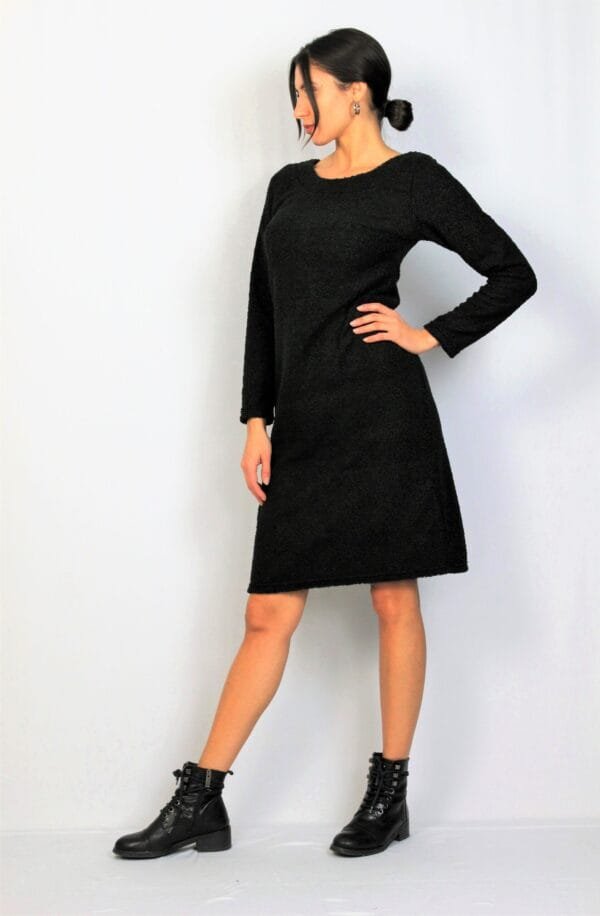 Рокля букле черна - Image 5