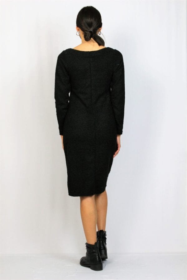 Рокля букле черна - Image 7