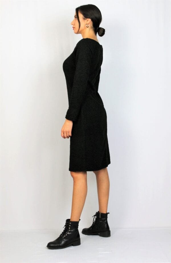 Рокля букле черна - Image 10