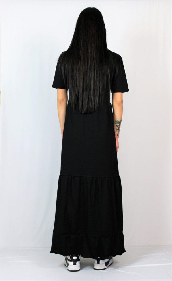 Рокля волани черна - Image 4