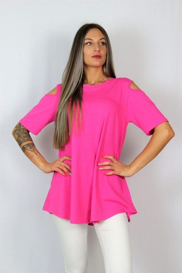 Туника памук розова - Image 6