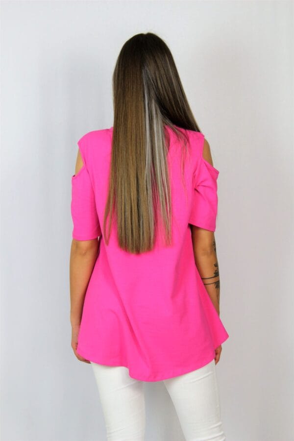 Туника памук розова - Image 3