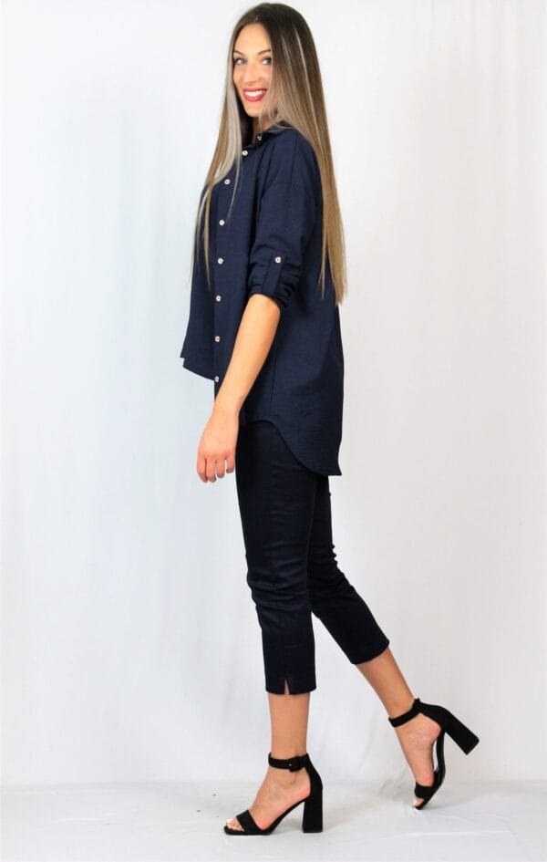 Риза тъмносиня - Image 5