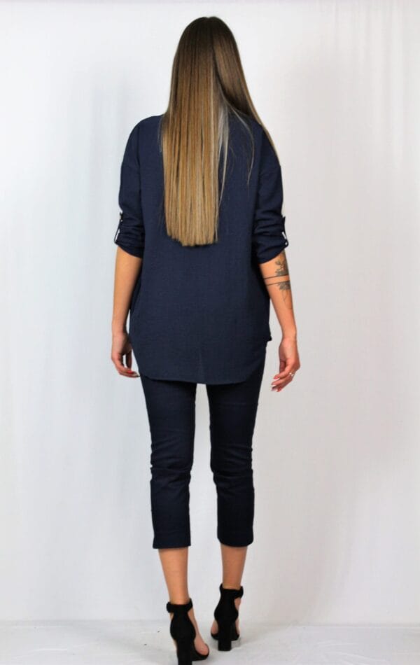 Риза тъмносиня - Image 4