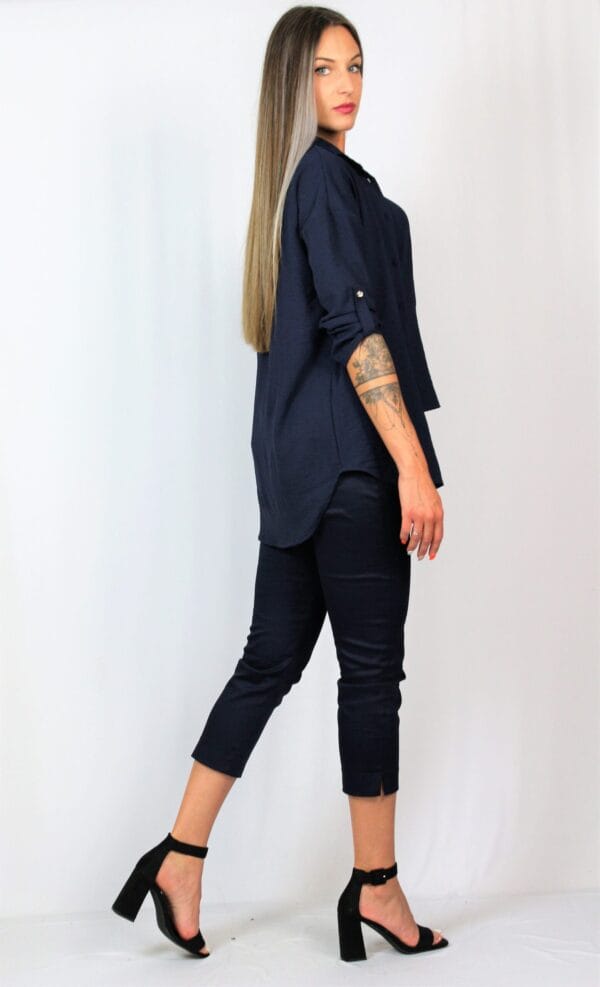 Риза тъмносиня - Image 3