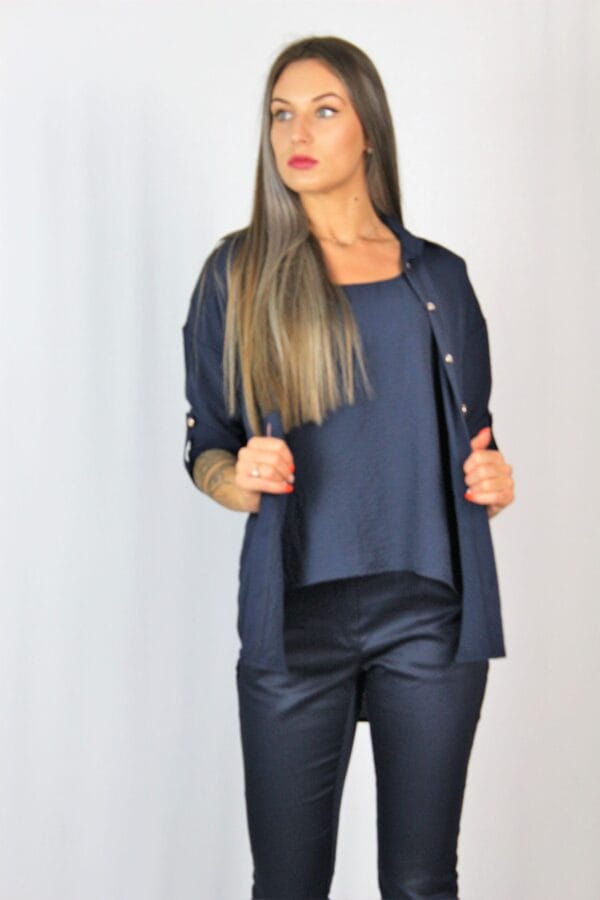 Риза тъмносиня - Image 7