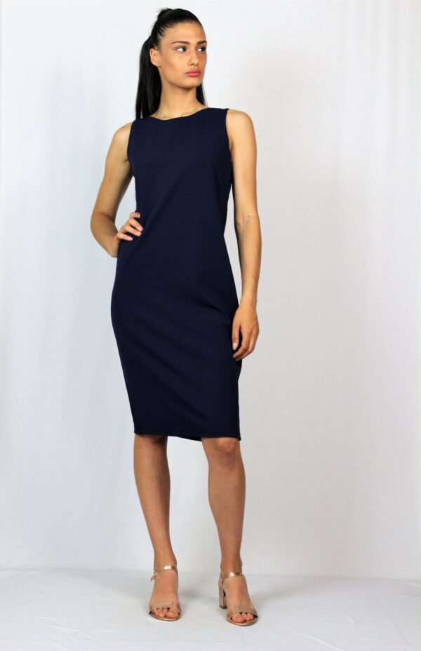 Права рокля тъмносиня - Image 7