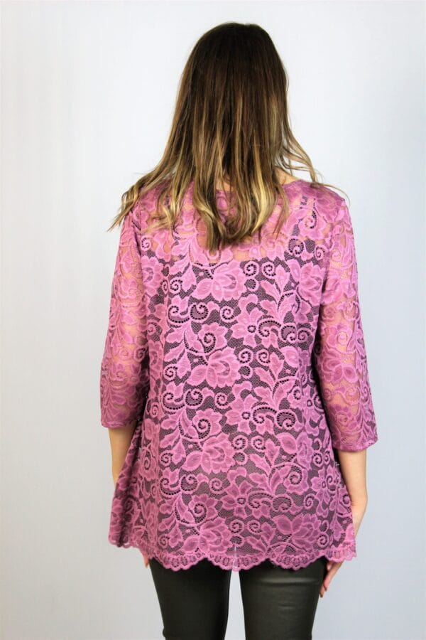 Туника дантела пепел  рози - Image 5