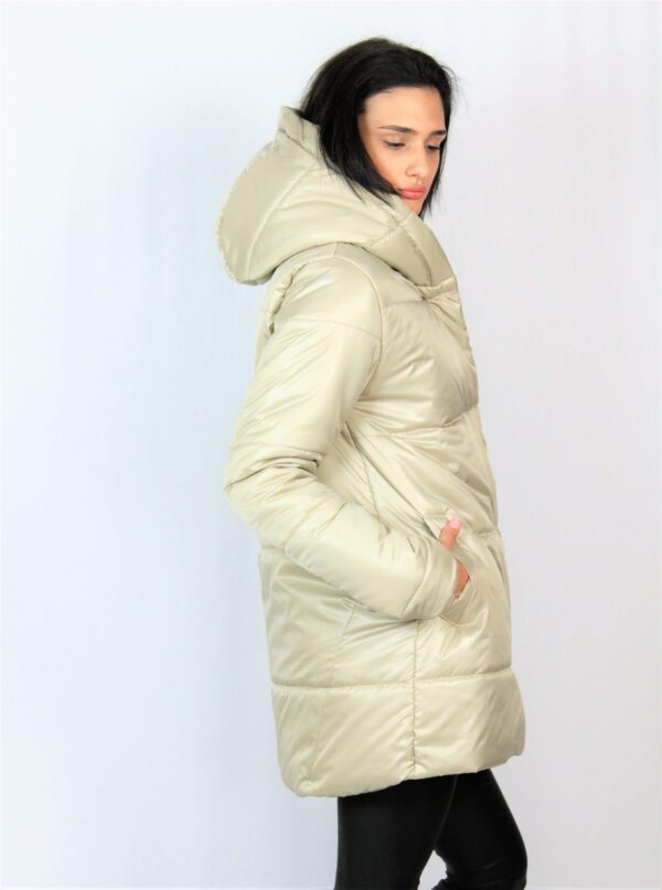 Ватирано яке бежово - Image 6