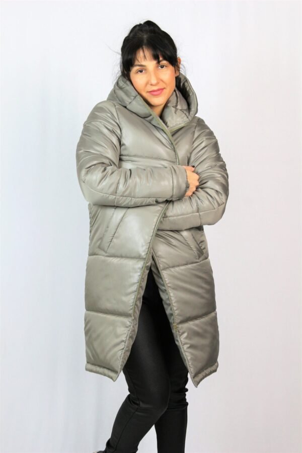 Дълго ватирано яке камък - Image 4