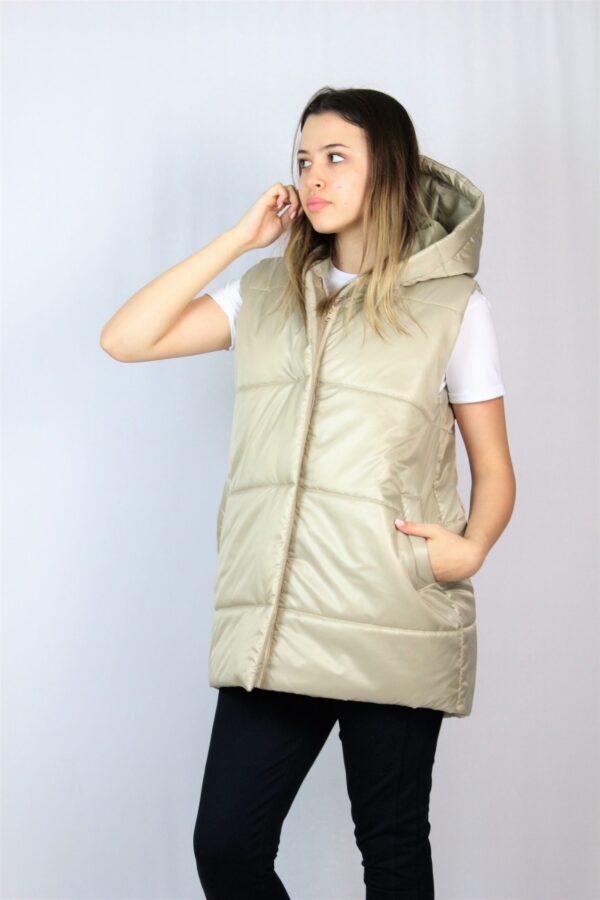 Ватиран елек бежов - Image 5