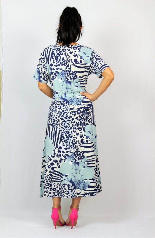 Рокля принт синя - Image 5