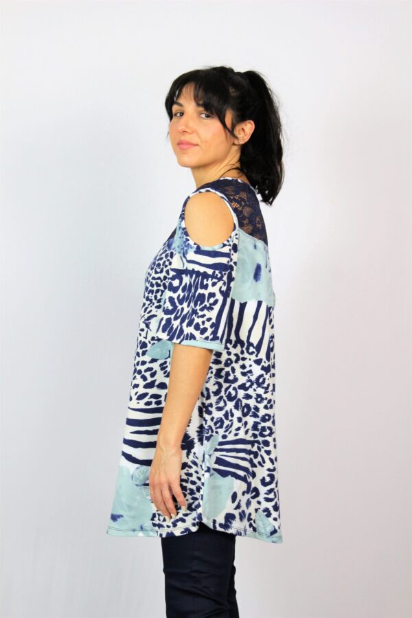 Туника принт синя - Image 4