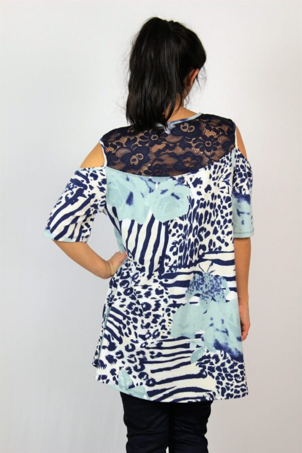 Туника принт синя - Image 3