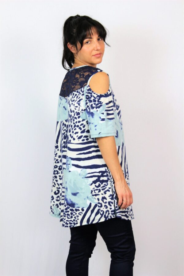 Туника принт синя - Image 6