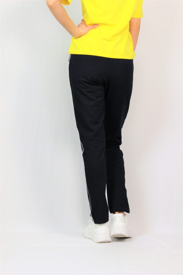 Спортен панталон с кантове тъмносин - Image 8