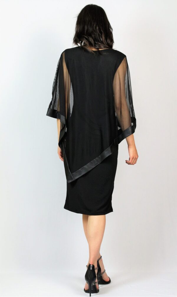 Еластична рокля с тюл - Image 5