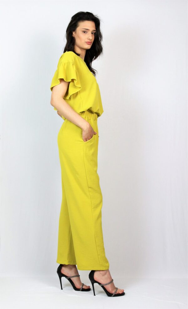 Блуза с къдри жълта - Image 8