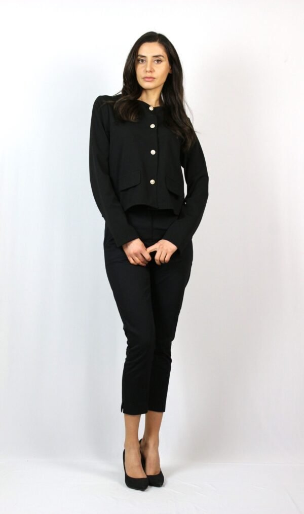 Късо сако черно - Image 4