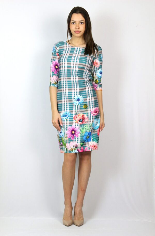 Рокля спринг с бордюр мента - Image 6