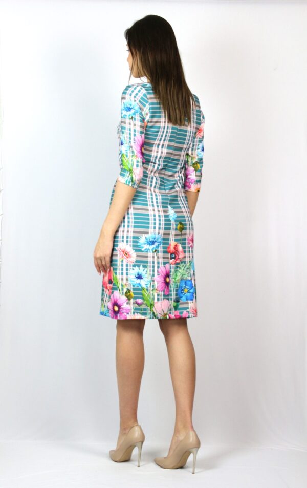 Рокля спринг с бордюр мента - Image 5