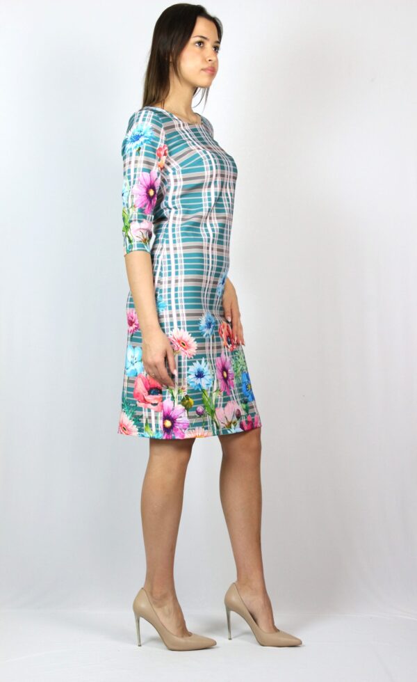 Рокля спринг с бордюр мента - Image 4